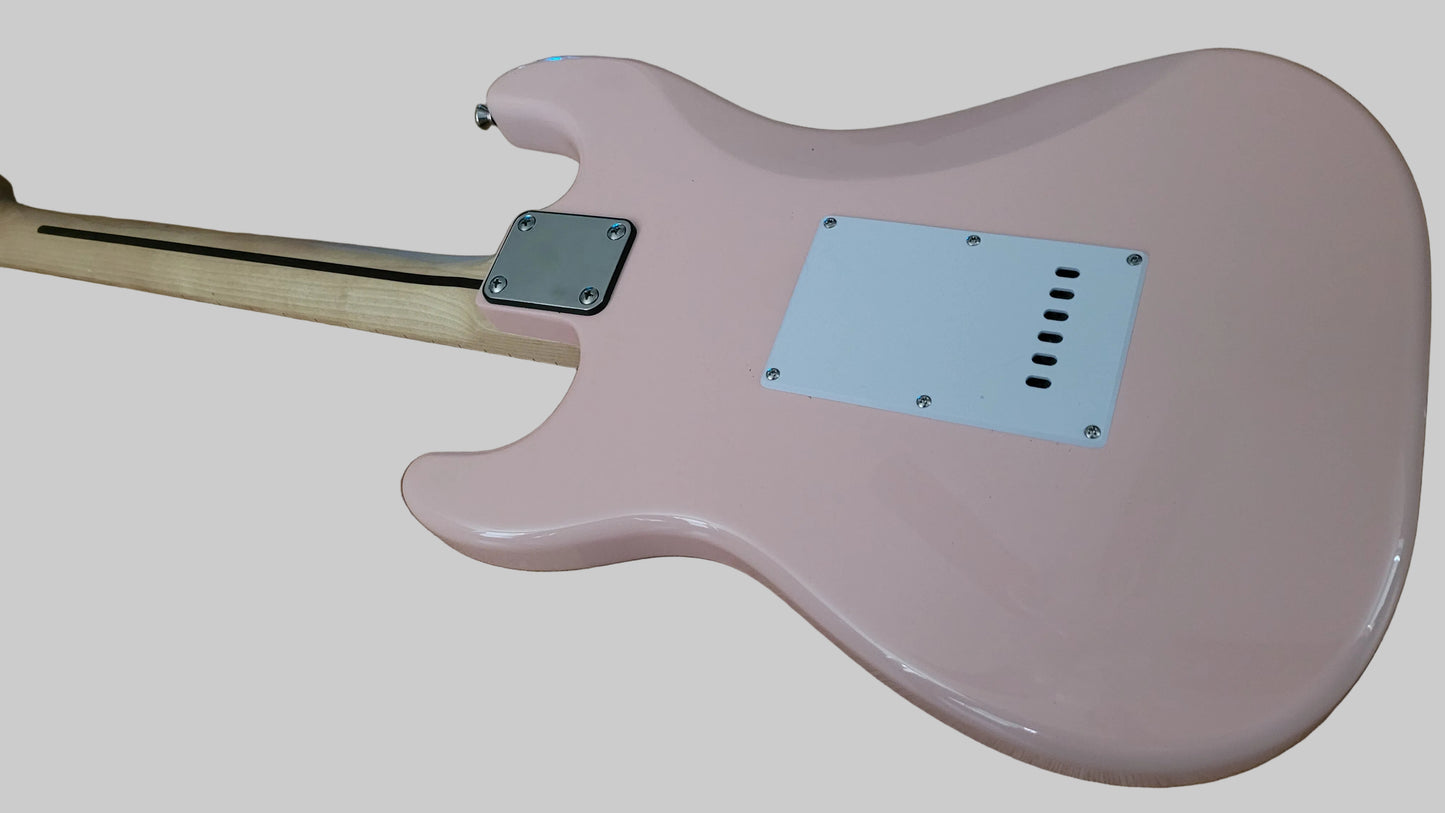 Partscaster Stratocaster SSS 2026 - Flamingo
