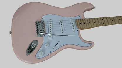 Partscaster Stratocaster SSS 2026 - Flamingo