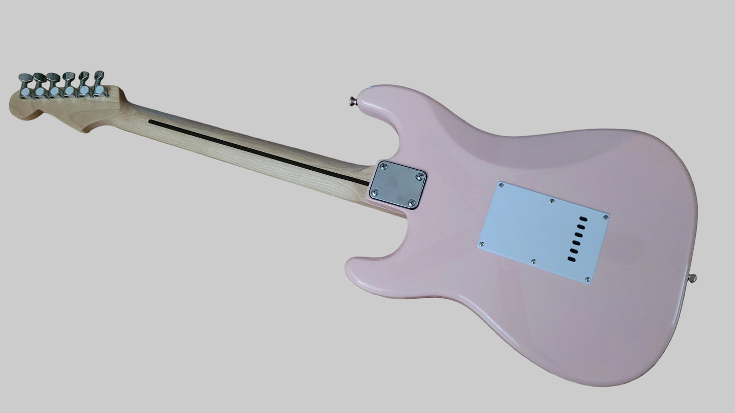 Partscaster Stratocaster SSS 2026 - Flamingo