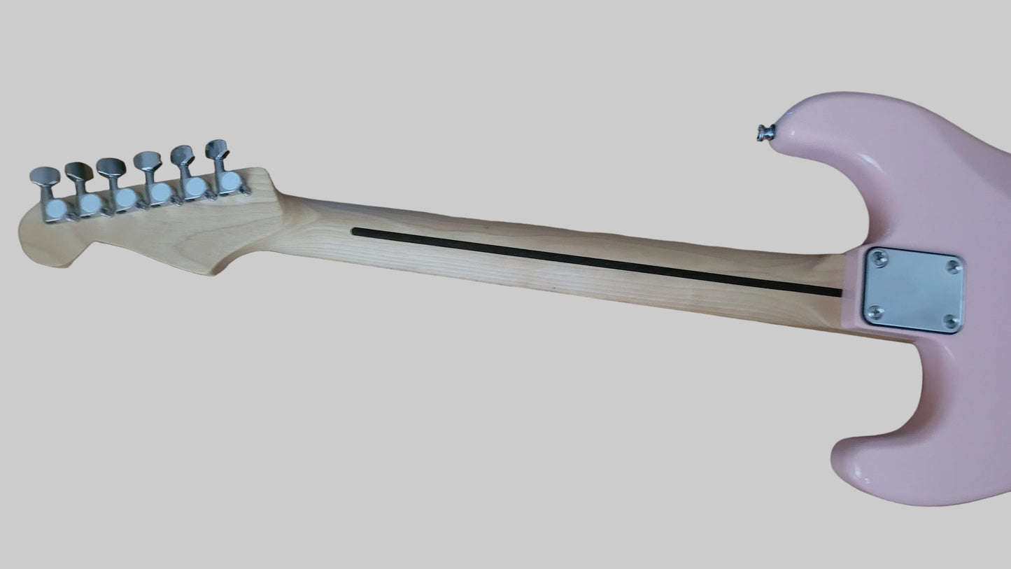 Partscaster Stratocaster SSS 2026 - Flamingo