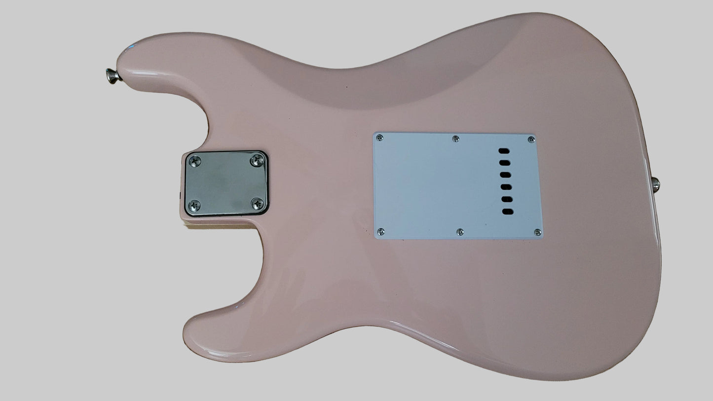 Partscaster Stratocaster SSS 2026 - Flamingo