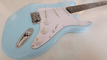 RNC Customs Stratocaster SSS 2026 - Baby Blue