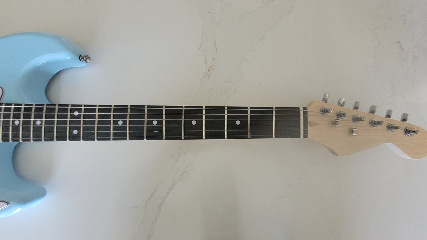 RNC Customs Stratocaster SSS 2026 - Baby Blue
