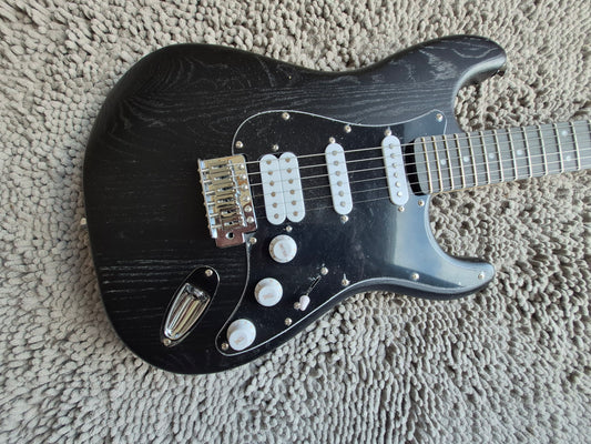 HSS Fat Strat Black