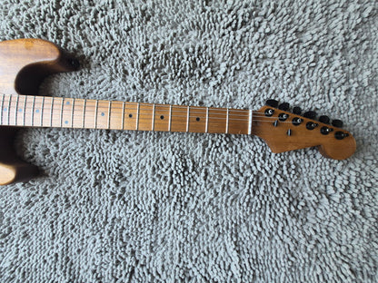 Charvel Style Custom Guitar – Natural Bronze
