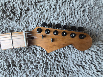 Charvel Style Custom Guitar – Natural Bronze
