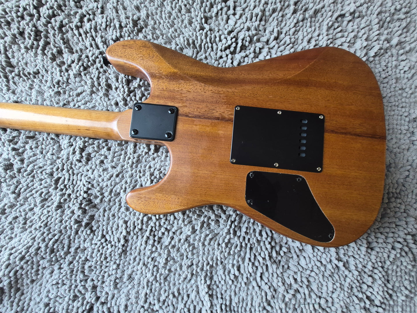 Charvel Style Custom Guitar – Natural Bronze