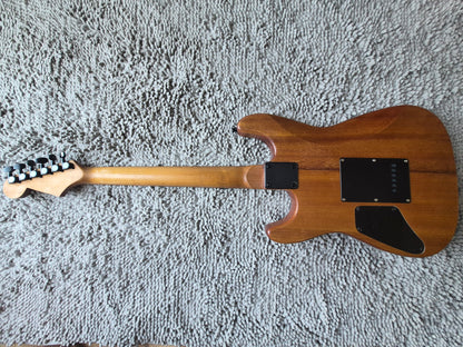 Charvel Style Custom Guitar – Natural Bronze