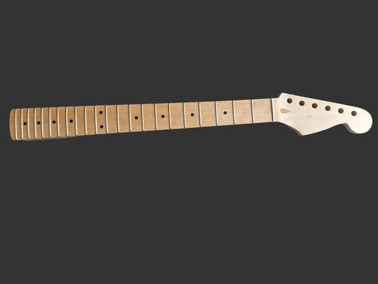 22 Fret Stratocaster Neck – Maple / Medium Jumbo