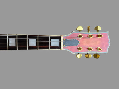 LP Copy — Blood Wine Burst | Mahogany Body, Gold Hardware