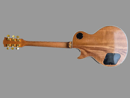 LP Copy — Blood Wine Burst | Mahogany Body, Gold Hardware