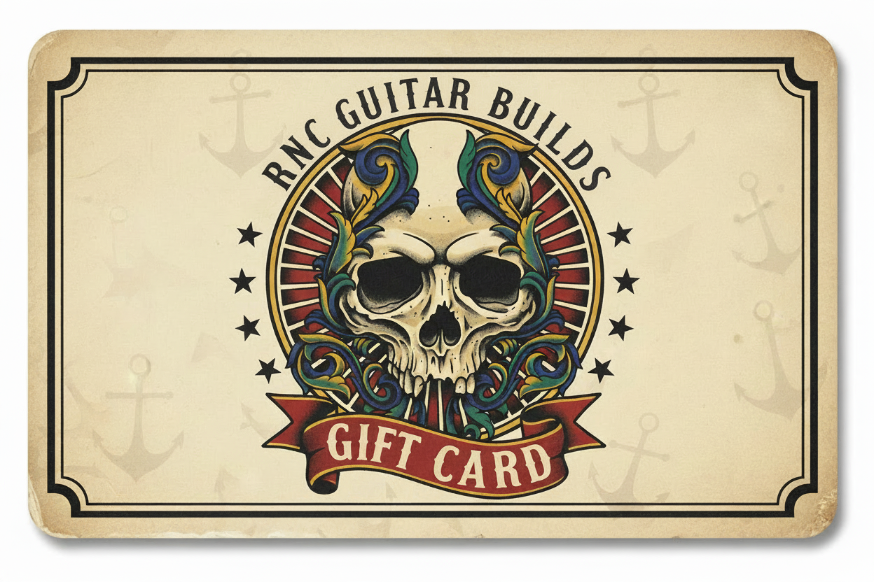 RNC Guitar Builds Old School Skull Gift Card